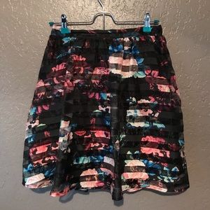 Xhiliration Floral Tutu Skirt